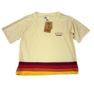 Camp Collection Retro SDSU Aztecs Collegiate T-Shirt NWT Stripes XL Casual